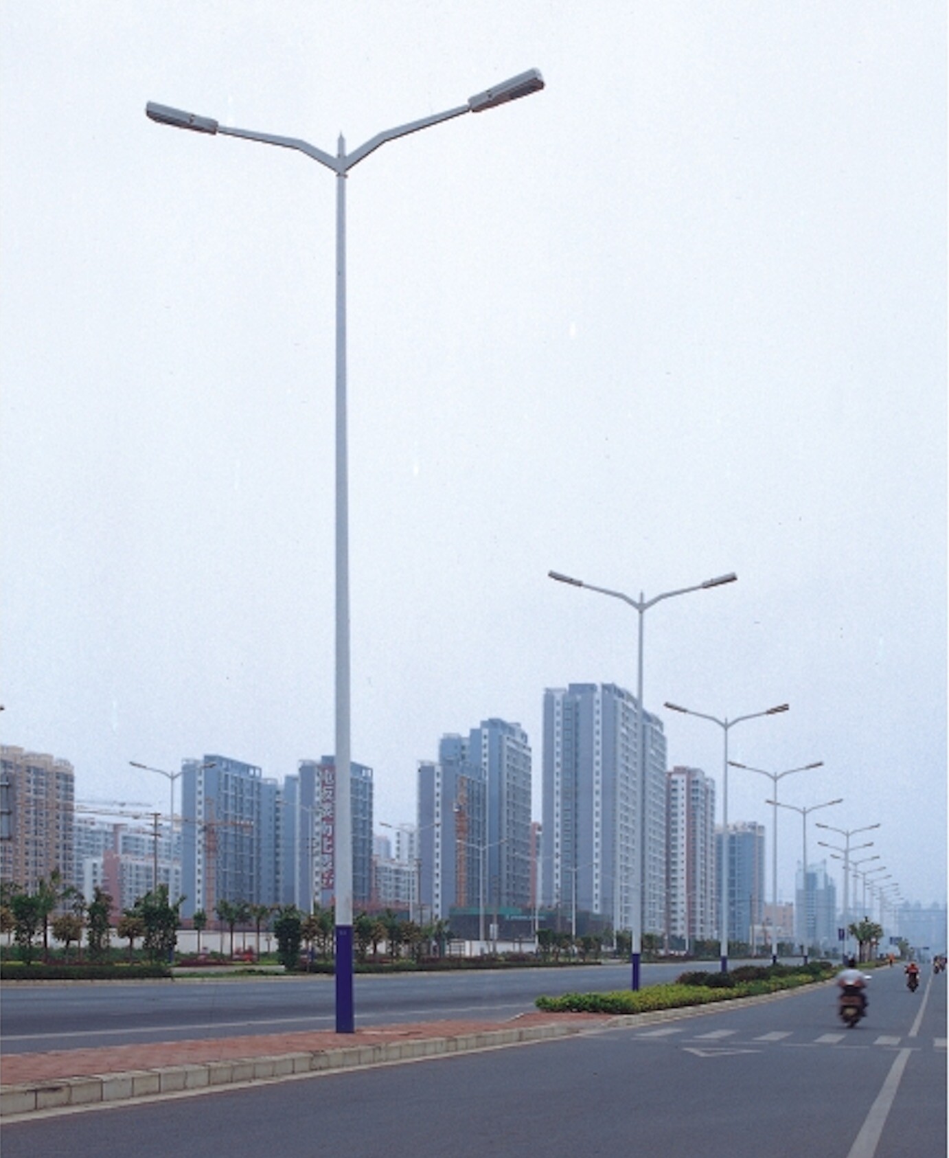 Lampadaire de stationnement commercial