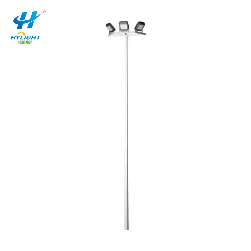 Haut mât avec échelle à cage de sécurité