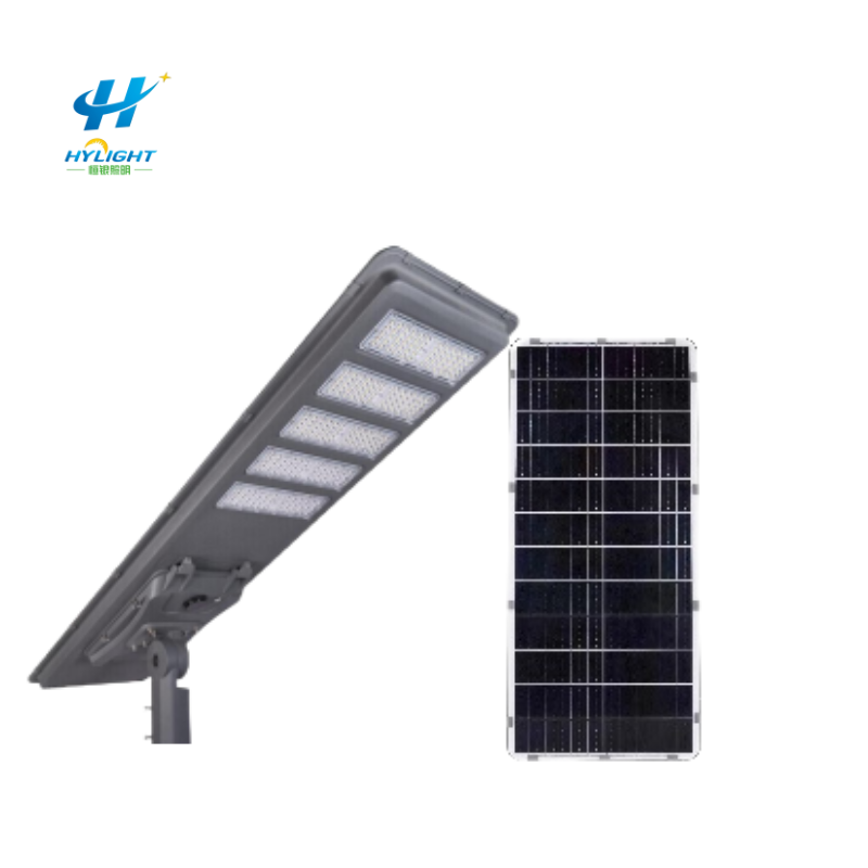 Lampe solaire intégrée pour l'extérieur, en aluminium, étanche à l'eau et d'une puissance de 120 W