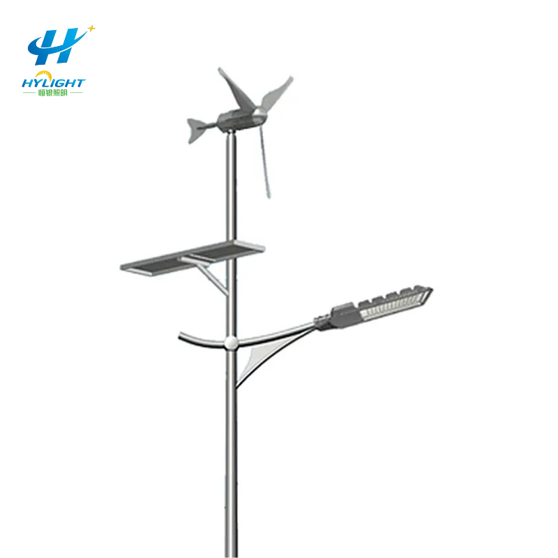 Lampe éolienne solaire hybride étanche pour l'extérieur