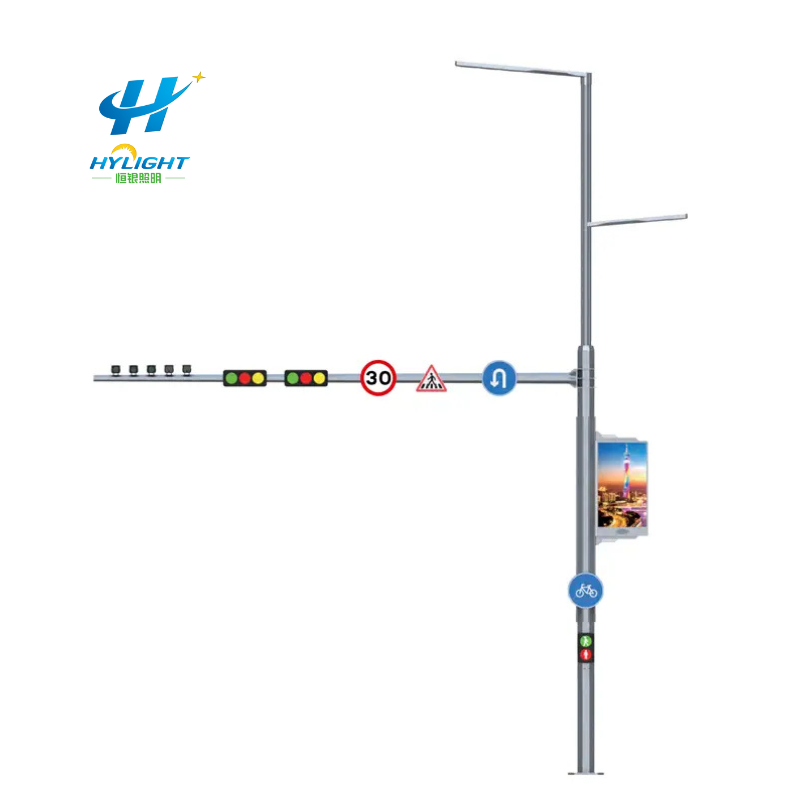 poste de luz integrado