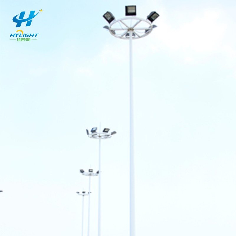 Q235 Acero Galvanizado 50m Mástil Alto Poste de Luz