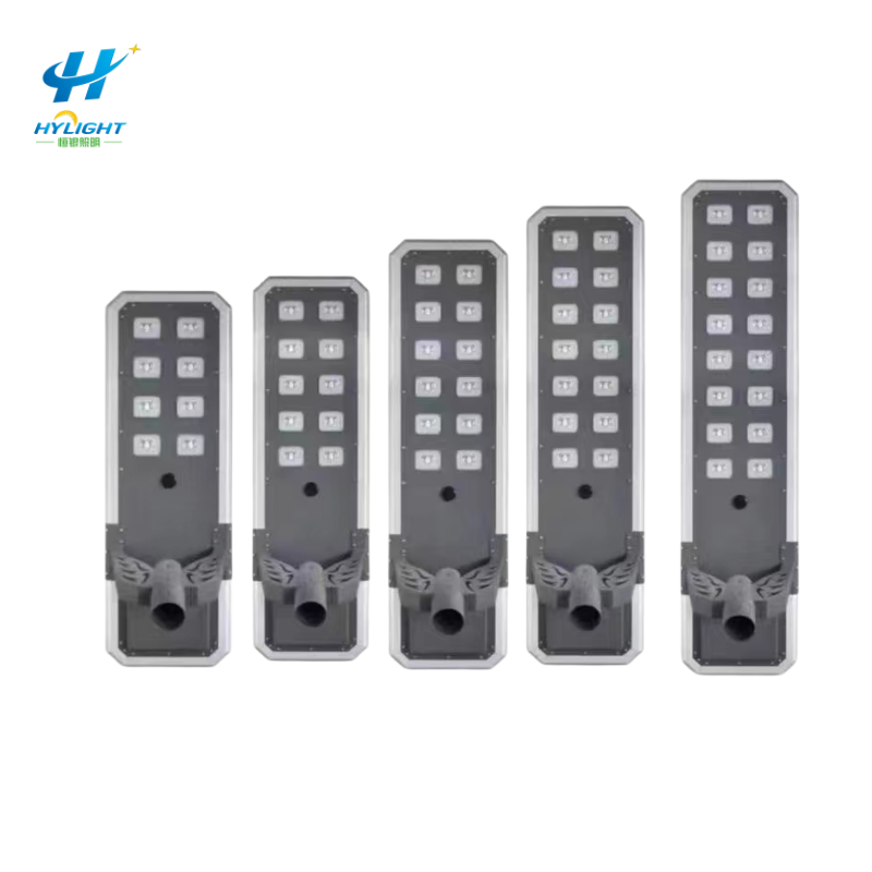 Farola solar integrada de 120 W, de aleación de aluminio, resistente al agua IP67 y de larga duración