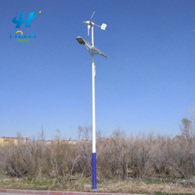 Turbina eólica híbrida y energía solar Farola solar