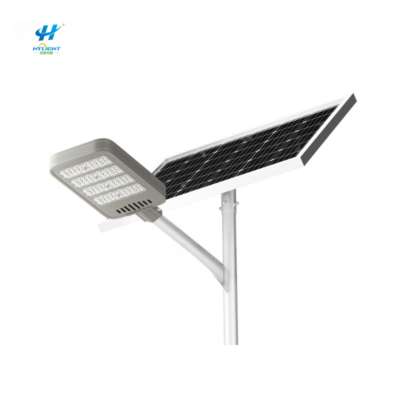 आउटडोर वाटरप्रूफ 5m 60W स्प्लिट सोलर LED स्ट्रीट लैंप