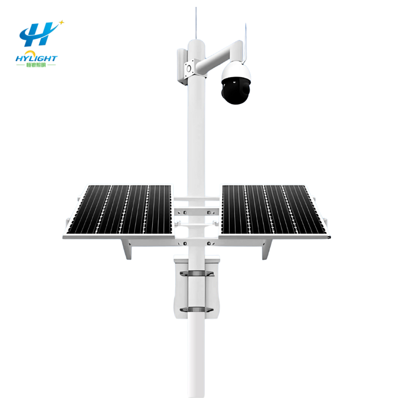 IP67 Водонепроницаемый алюминиевый сплав 100W солнечный уличный свет с камерой видеонаблюдения