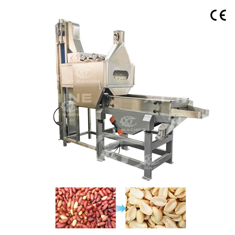 Split Peanut Blanching Machine