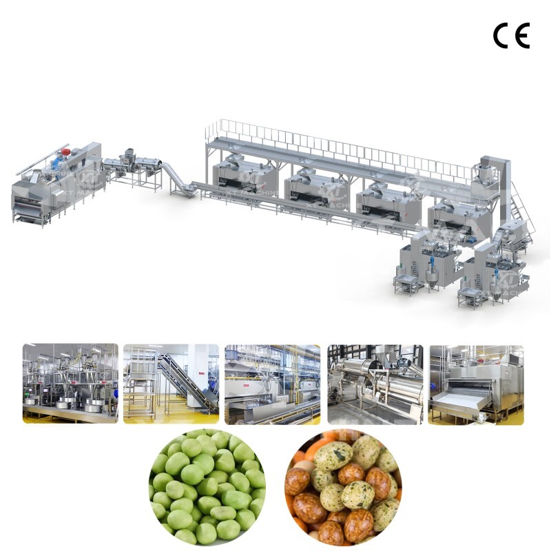Peanut Coating and Roasting Processing Line Peanut Coating and Roasting Processing Line
