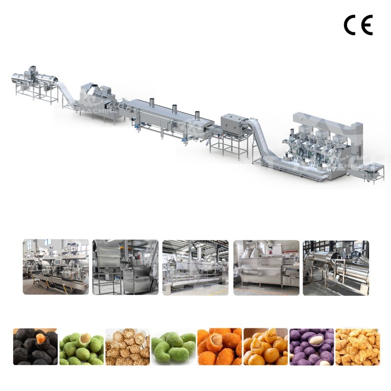 Frying Coated Peanut Processing Line Frying Coated Peanut Processing Line