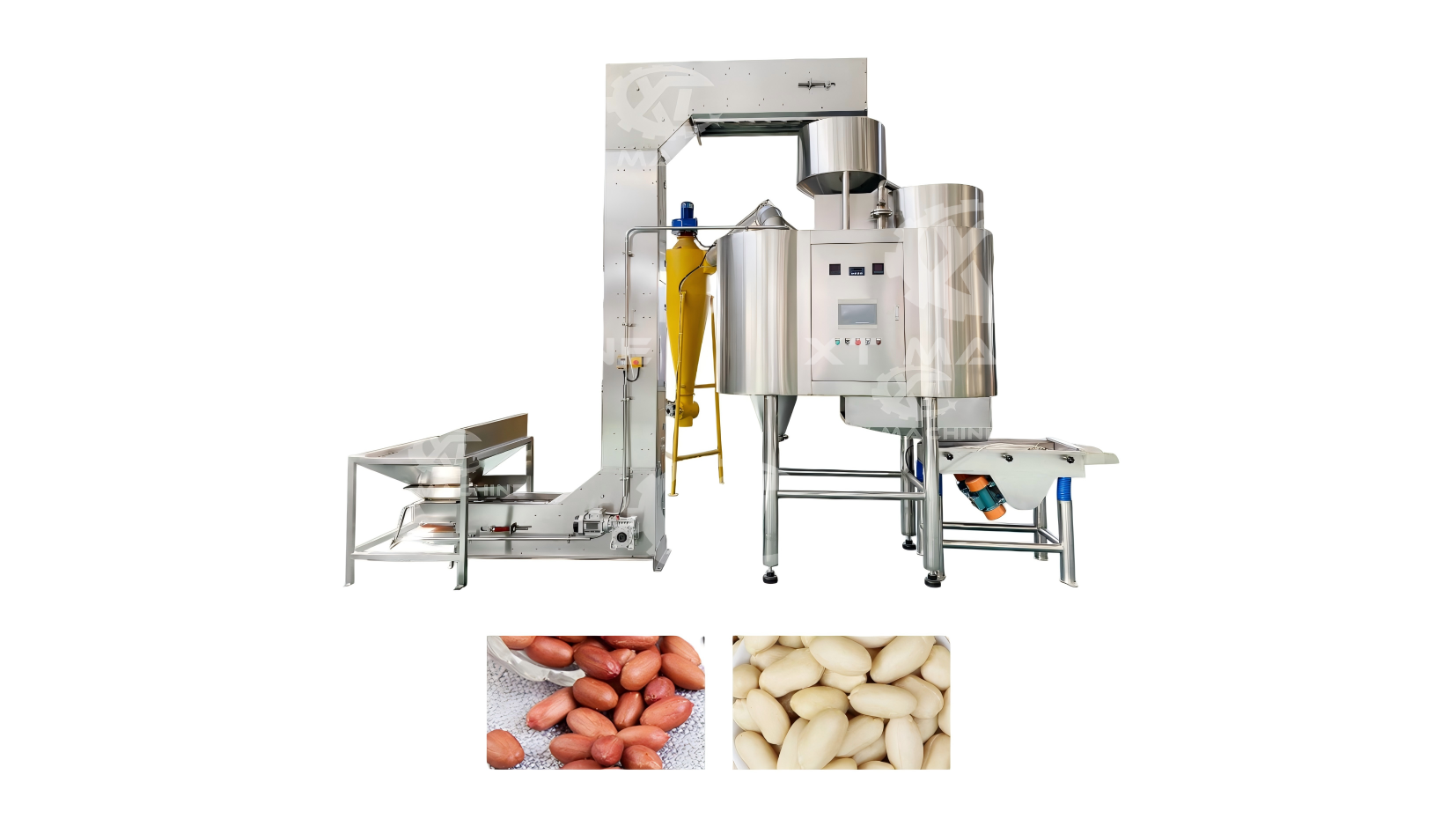 Air Peanut Blanching Machine