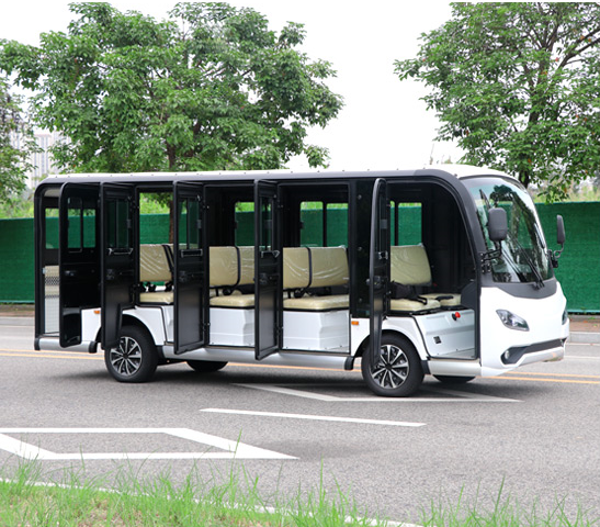 14 srats enclosed sightseeing cart
