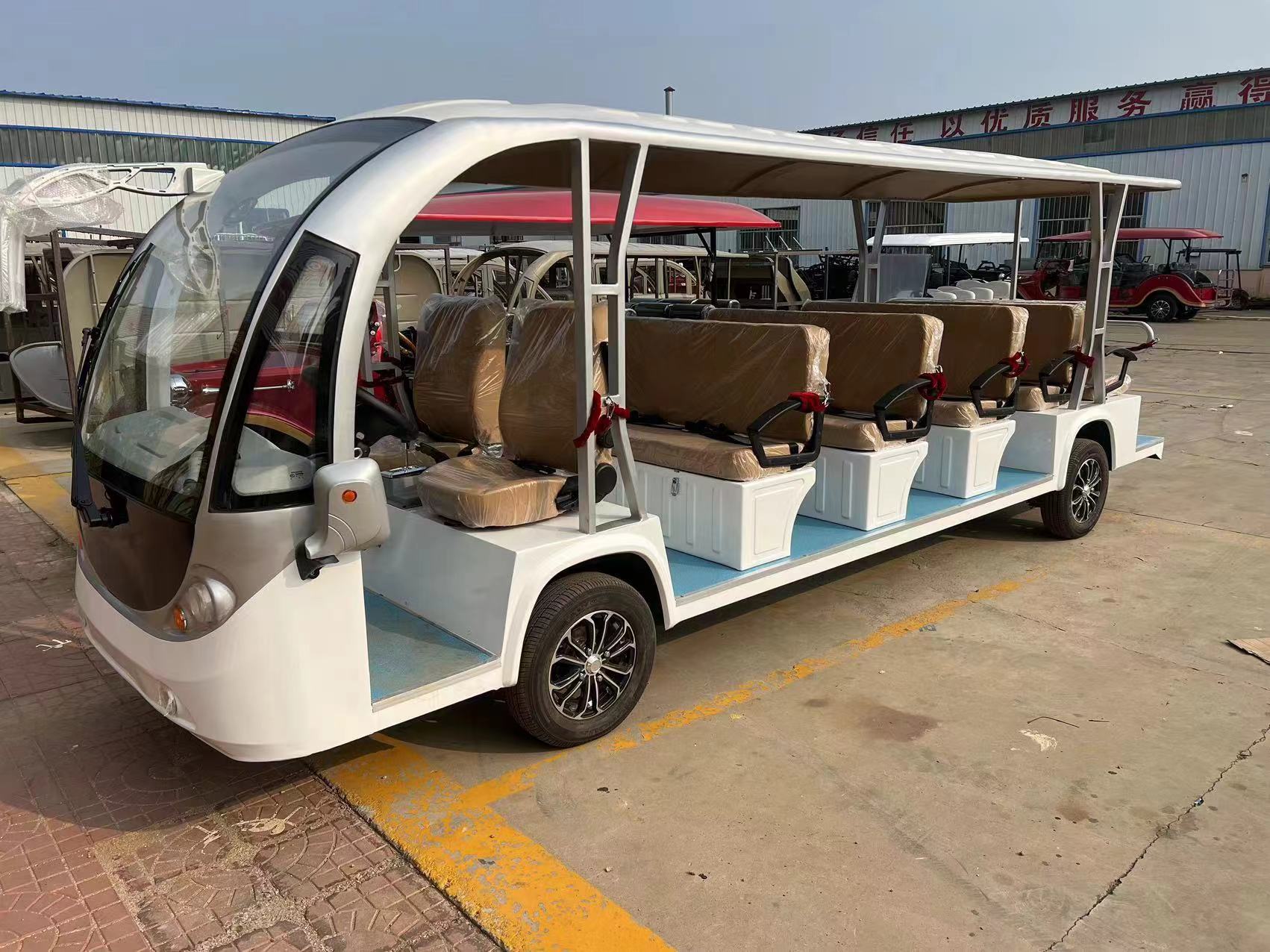 17 srats open sightseeing cart