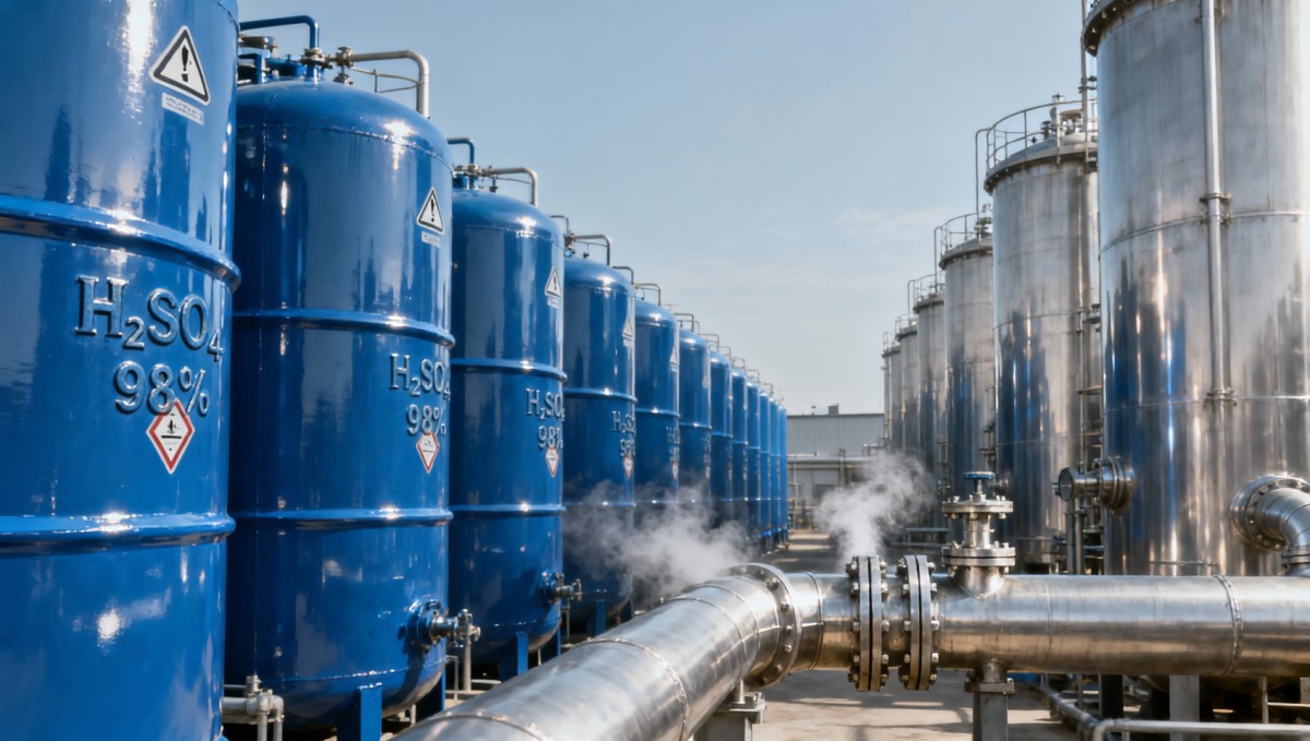 China Halts Industrial Sulfuric Acid Exports from May 2026