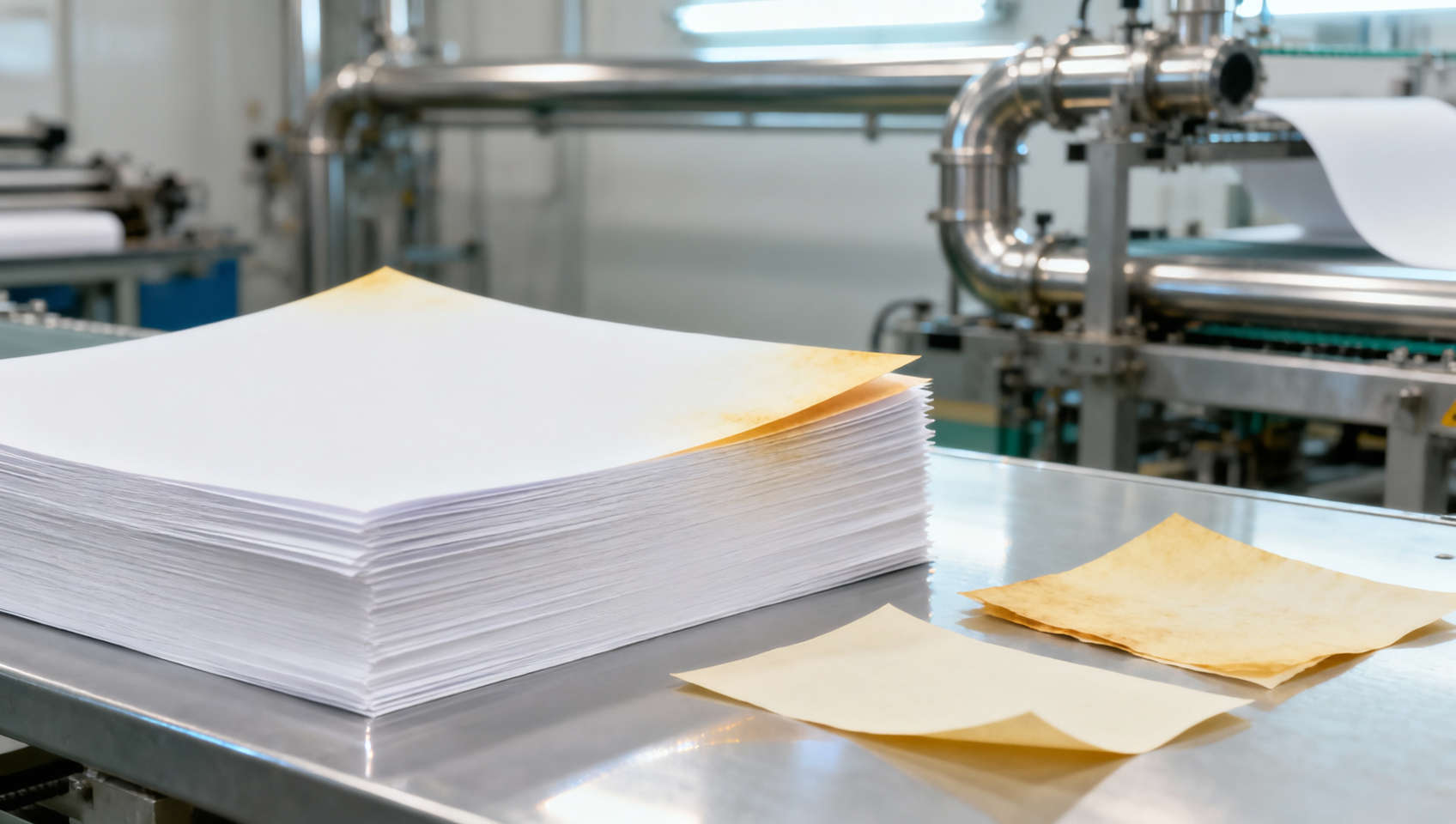 New Paper Yellowing Within 24 Hours: Oxidation, Acidity, Light
