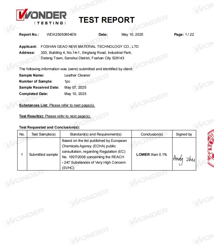 Certification