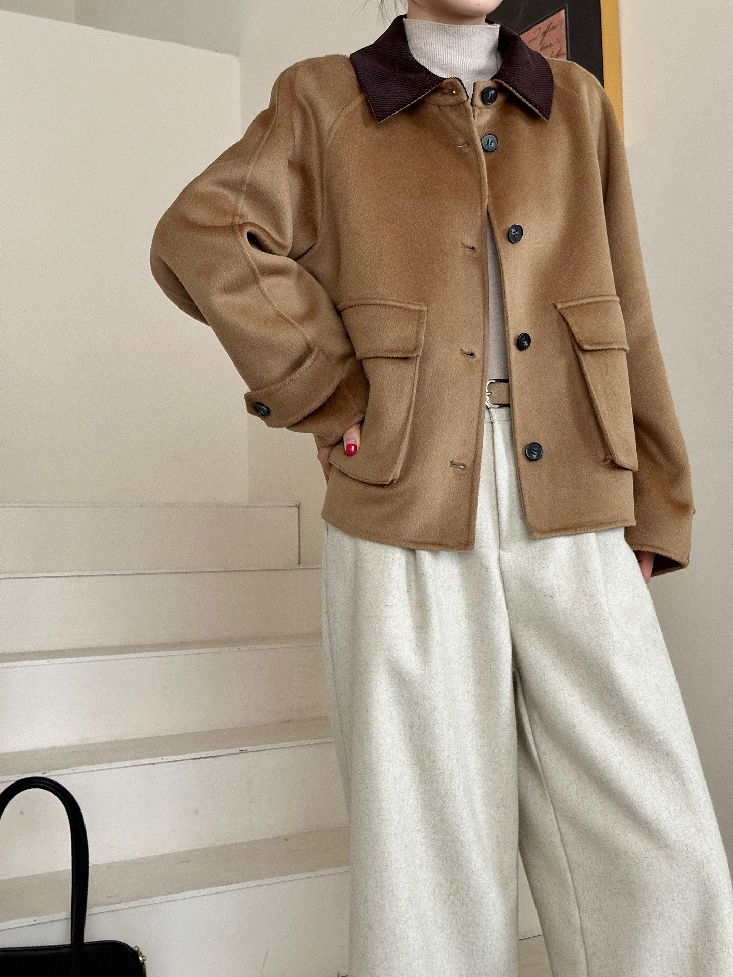 Silkcamel wool cashmere coats