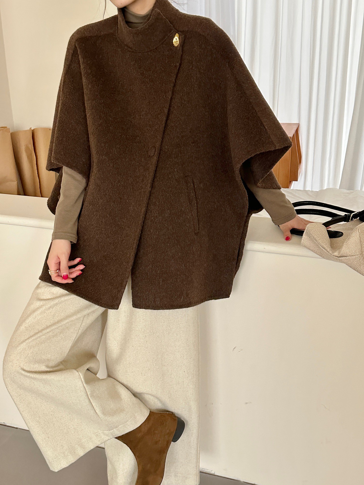 Wool-blend coats