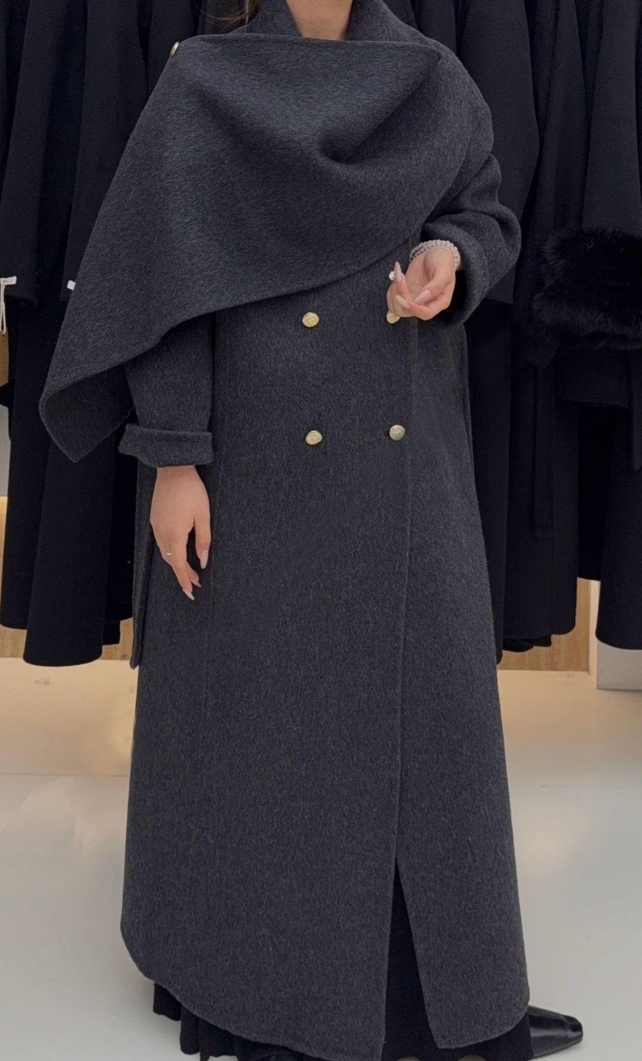 Wool-blend coats