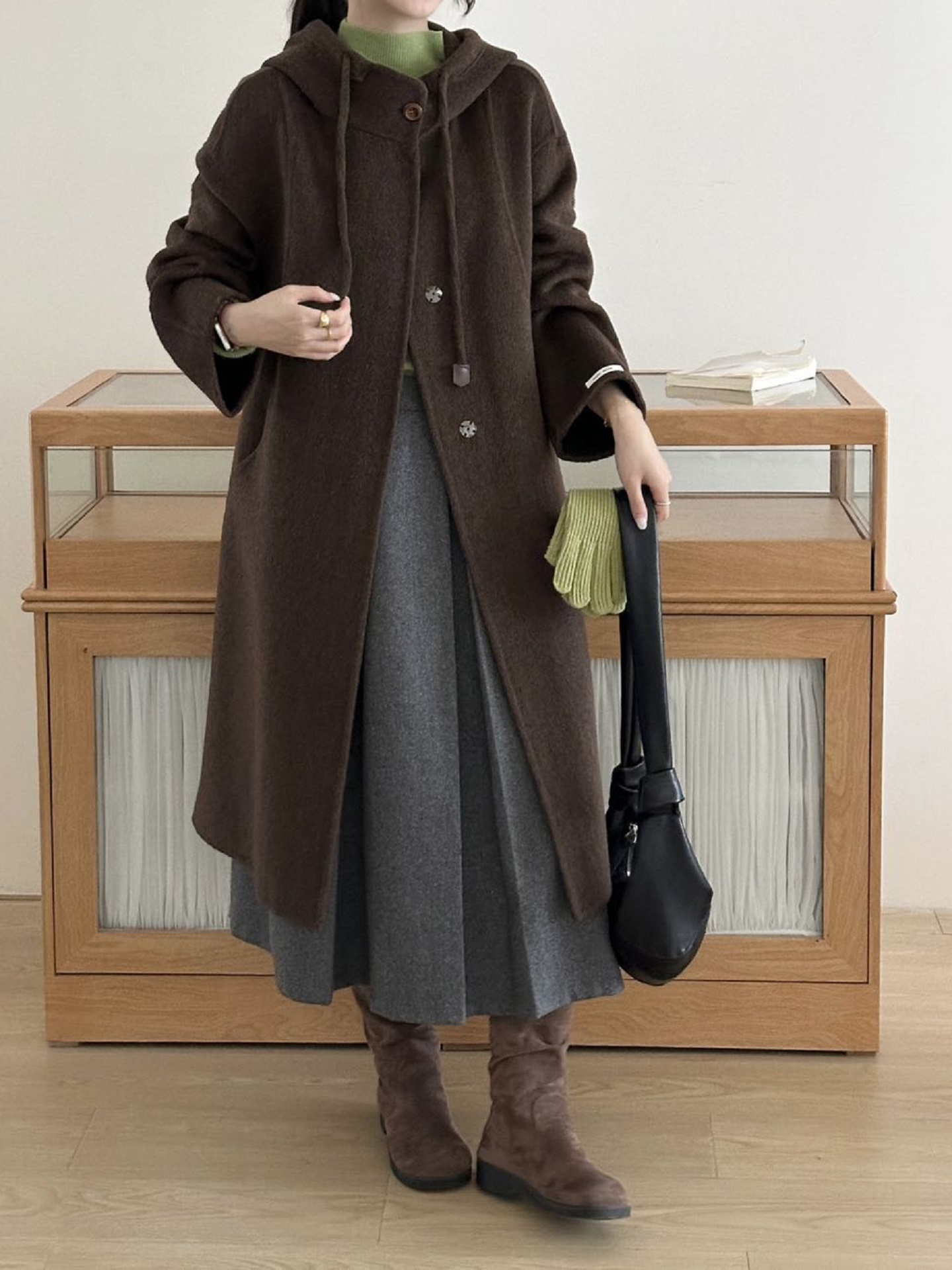 Wool-blend coats