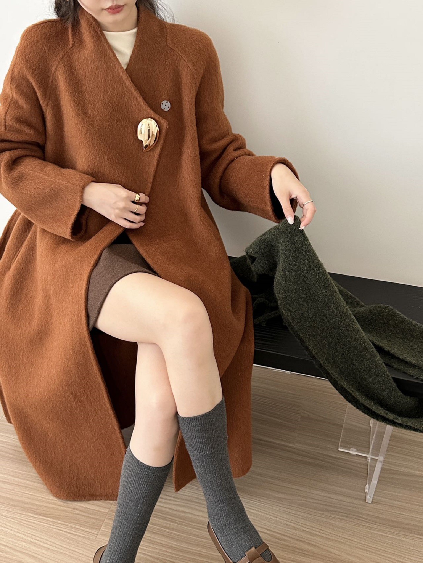 Wool-blend coats