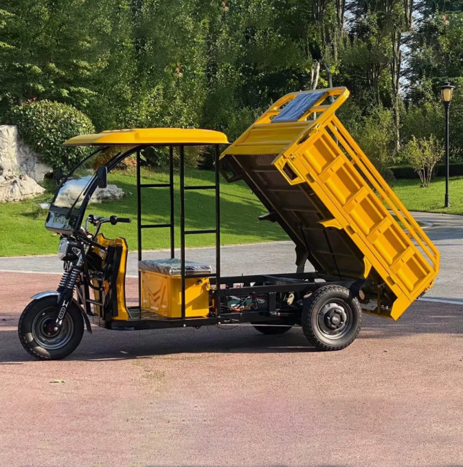 Electric freight tricycle