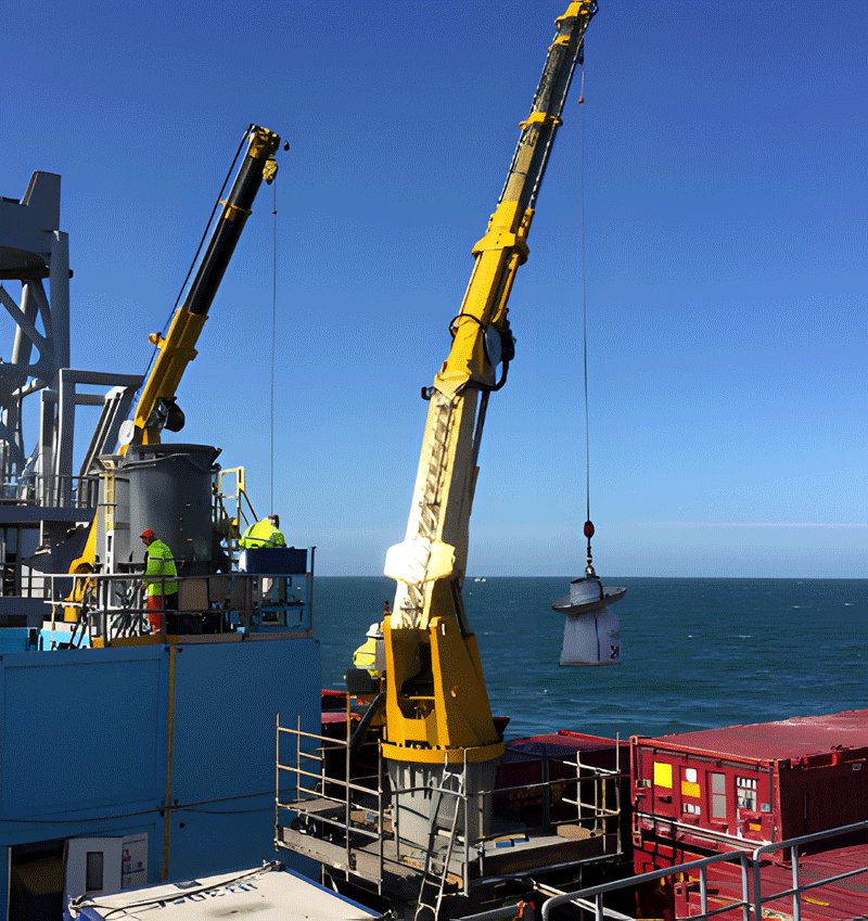 Telescopic Knuckle Boom Crane