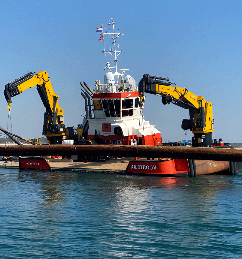 Telescopic Knuckle Boom Crane