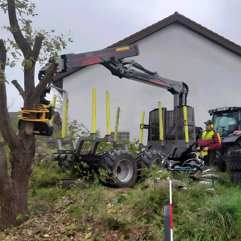 Trailer with Crane (Trailer-Mounted Crane)