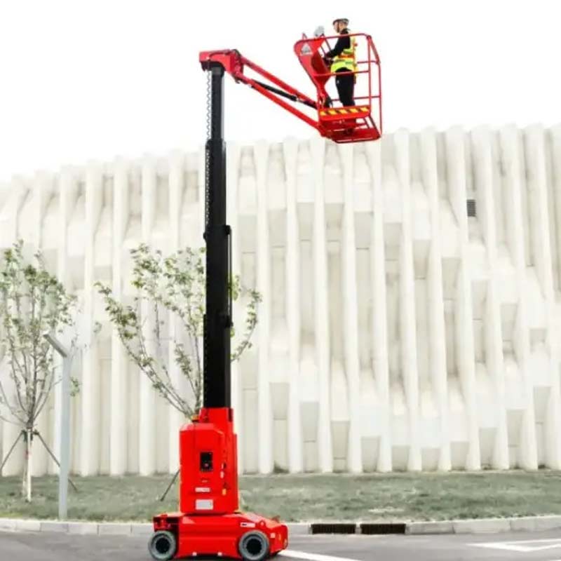 HYNEE MVL9.5S Vertical Mast Lift (Self-Propelled Single Mast Lift)