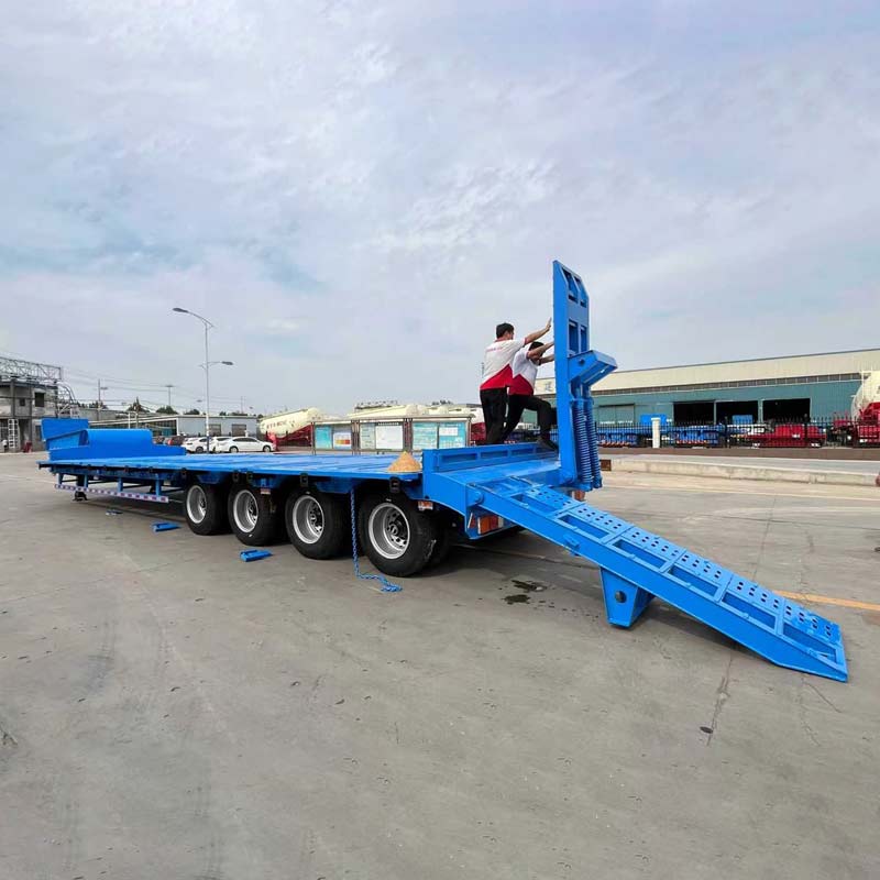 Lowbed Semi-Trailer (Low Platform Transport Trailer)