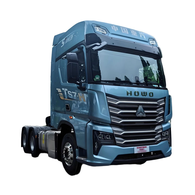 Sinotruk HOWO TS7 Heavy-Duty Truck, 590 HP, 6X4 LNG Automatic Transmission Tractor (with Hydraulic Retarder)