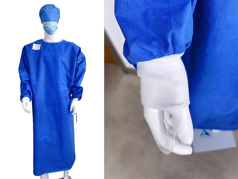 Reinforced Thumb Loop Surgical Gown, Sterile 