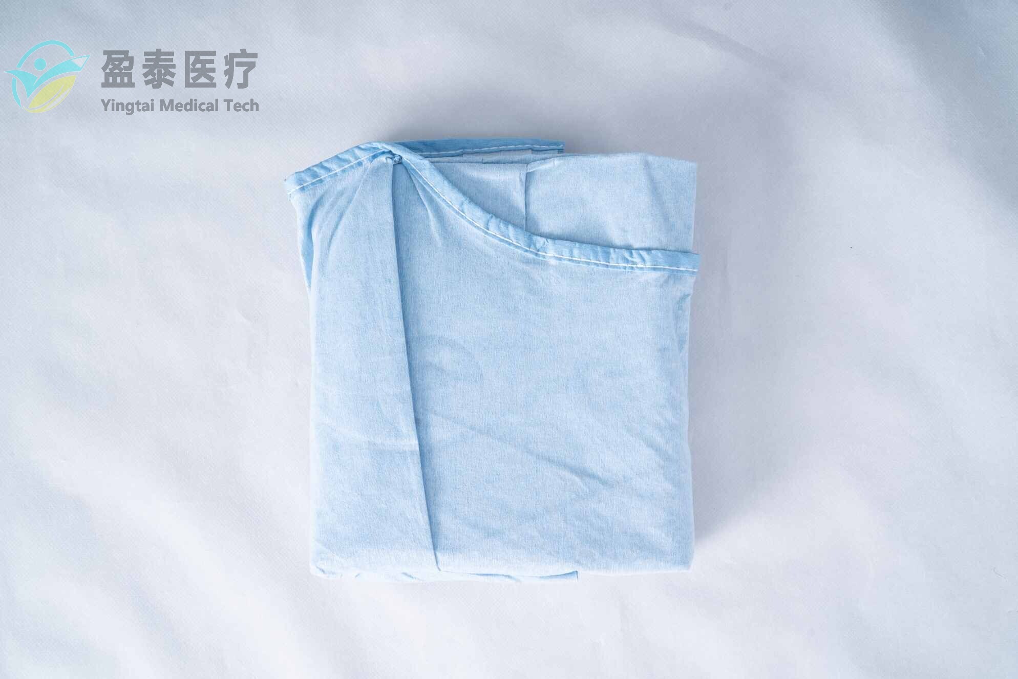 68g Wood Pulp Spunlace Standard Surgical Gown, Sterile 