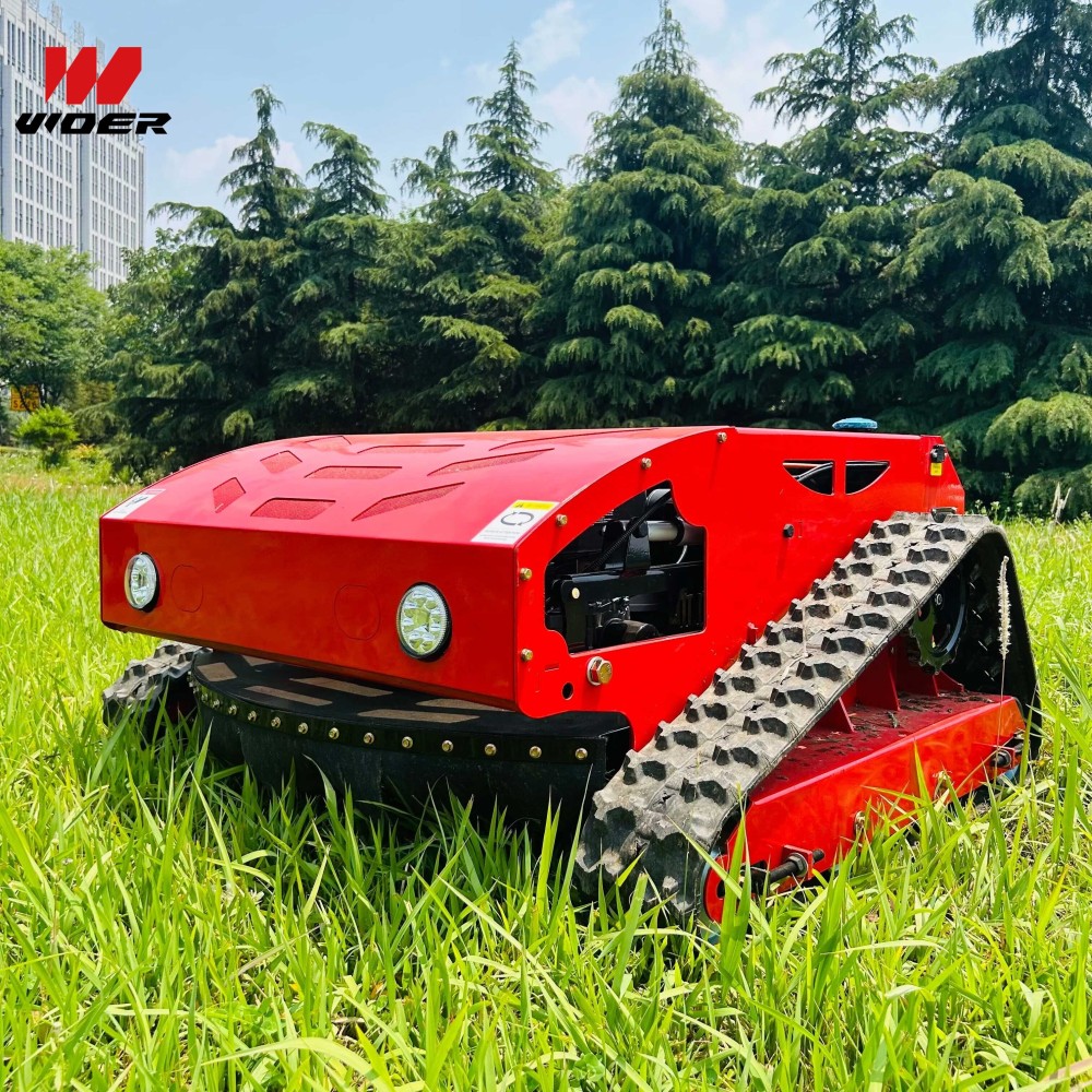 遥控履带式零转角遥控割草机