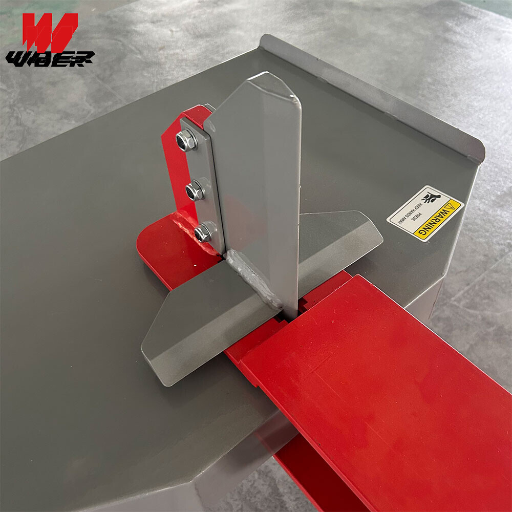 重型卧式液压原木劈裂机，带阀门提升装置