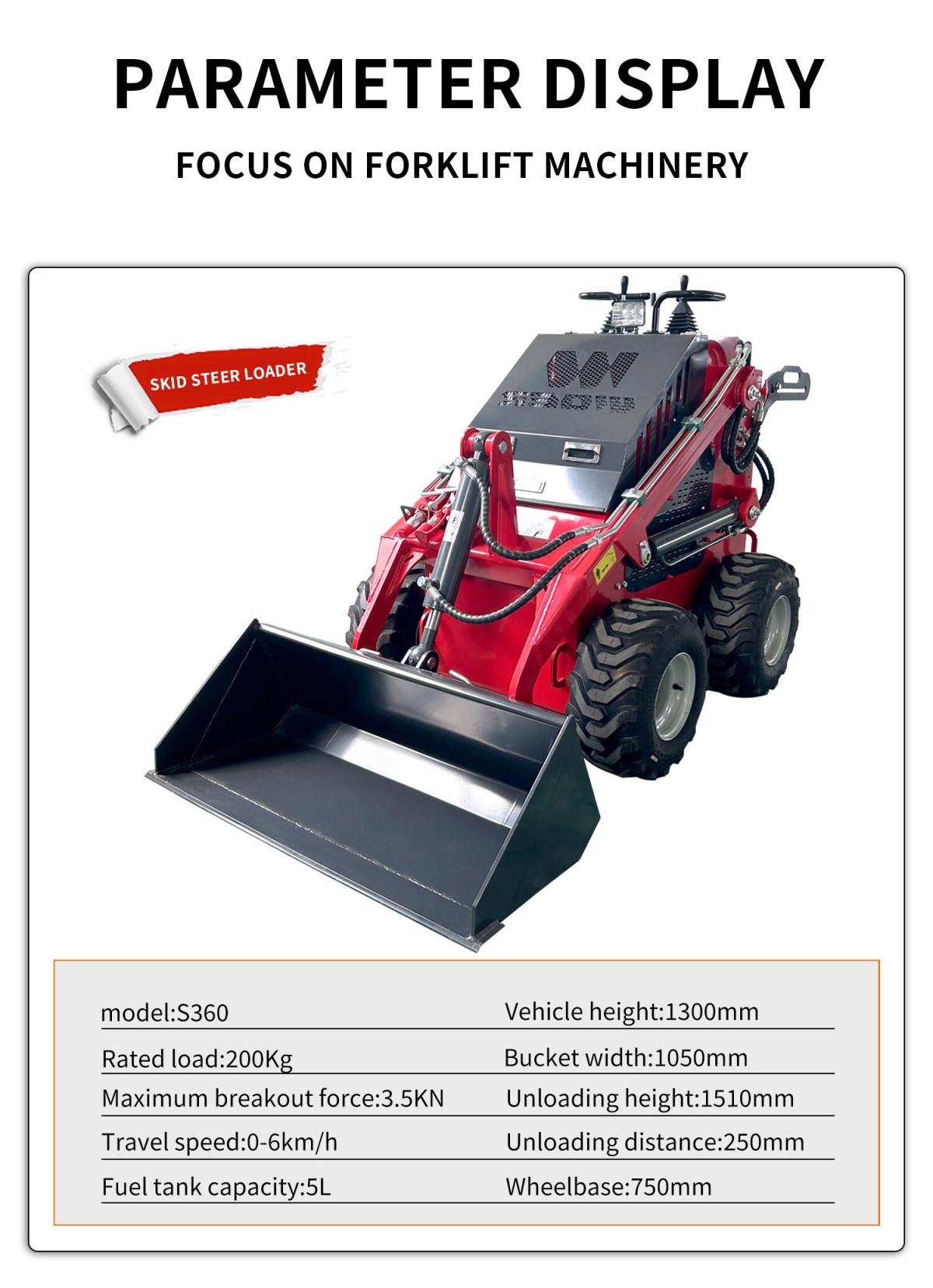 crawler skid steer loader