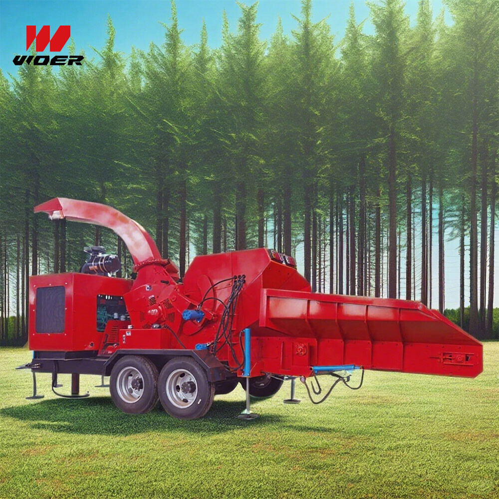 大型工业液压柴油驱动木材削片机 林业机械设备