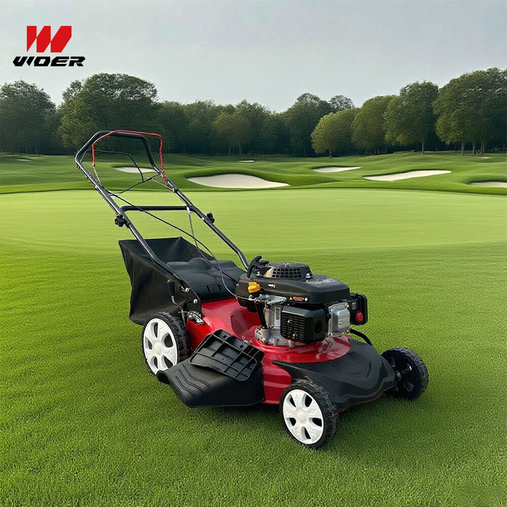 用于割草的手推式汽油割草机