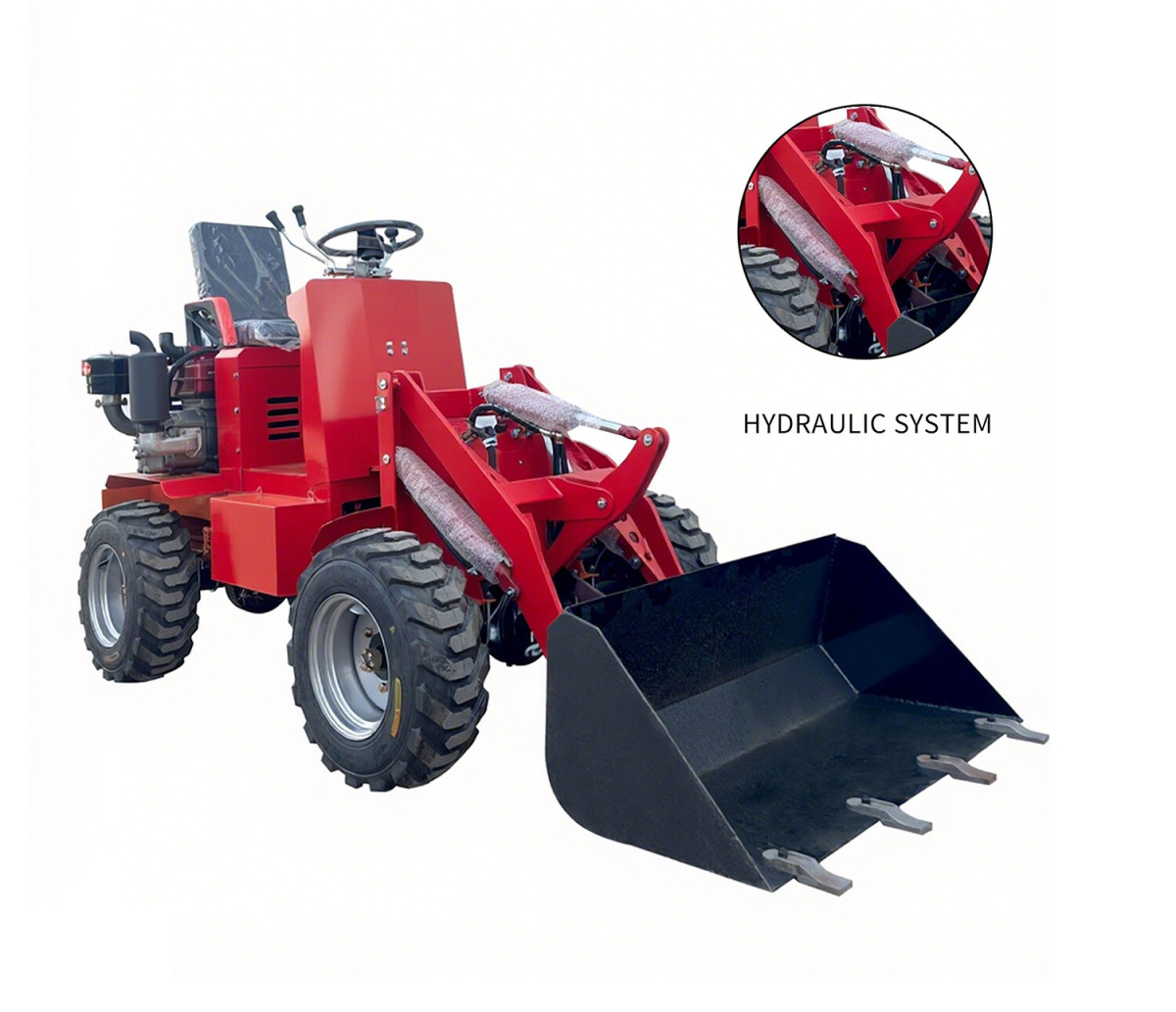 mini loader with attachments