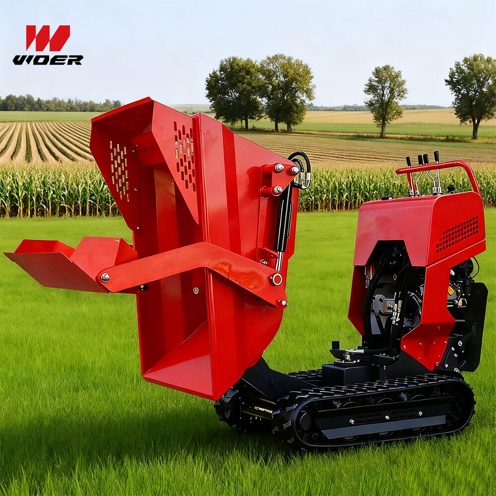 自装式小型履带自卸车演示：实地操作展示！