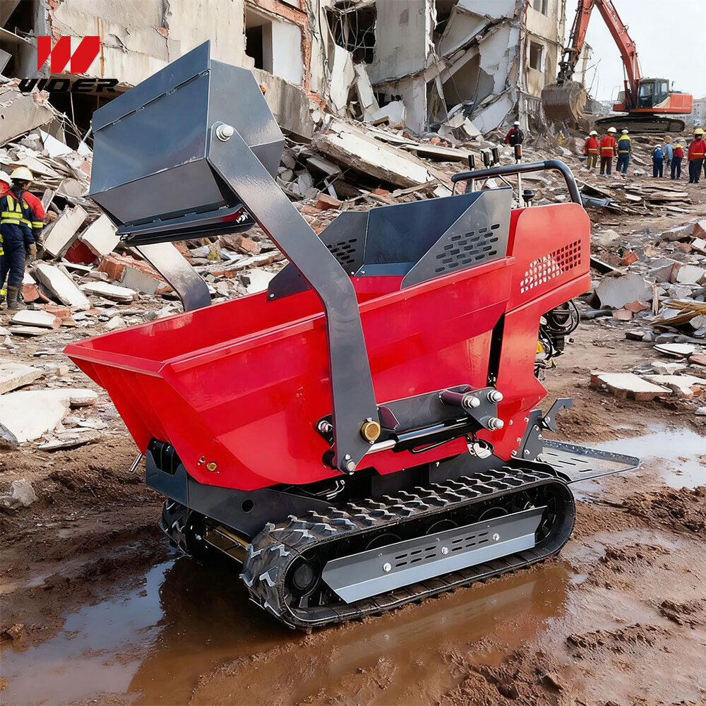 自卸式小型翻斗车：承包商的必备工具