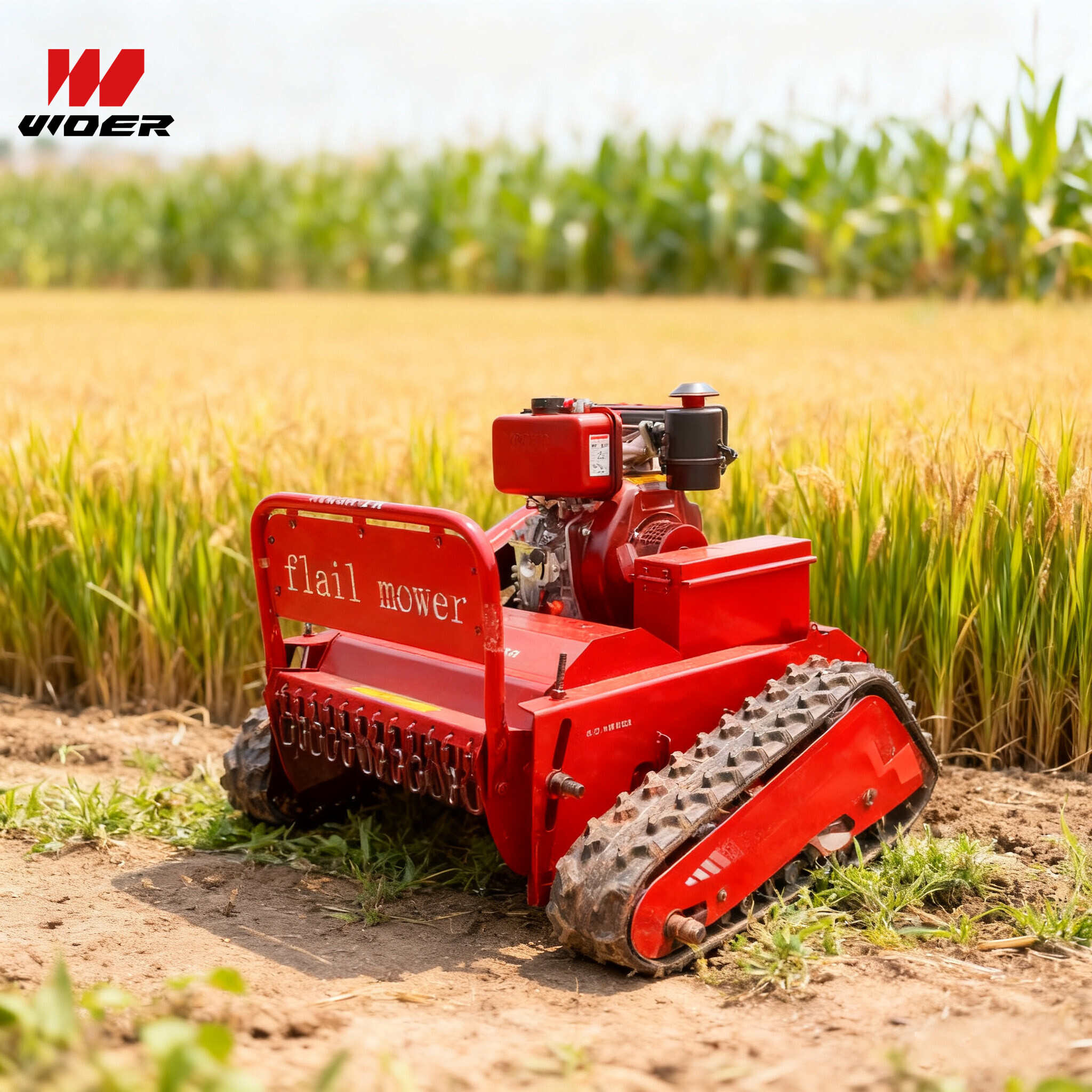 遥控履带式甩刀割草机:省力还是风险? 遥控履带式甩刀割草机:省力还是风险?