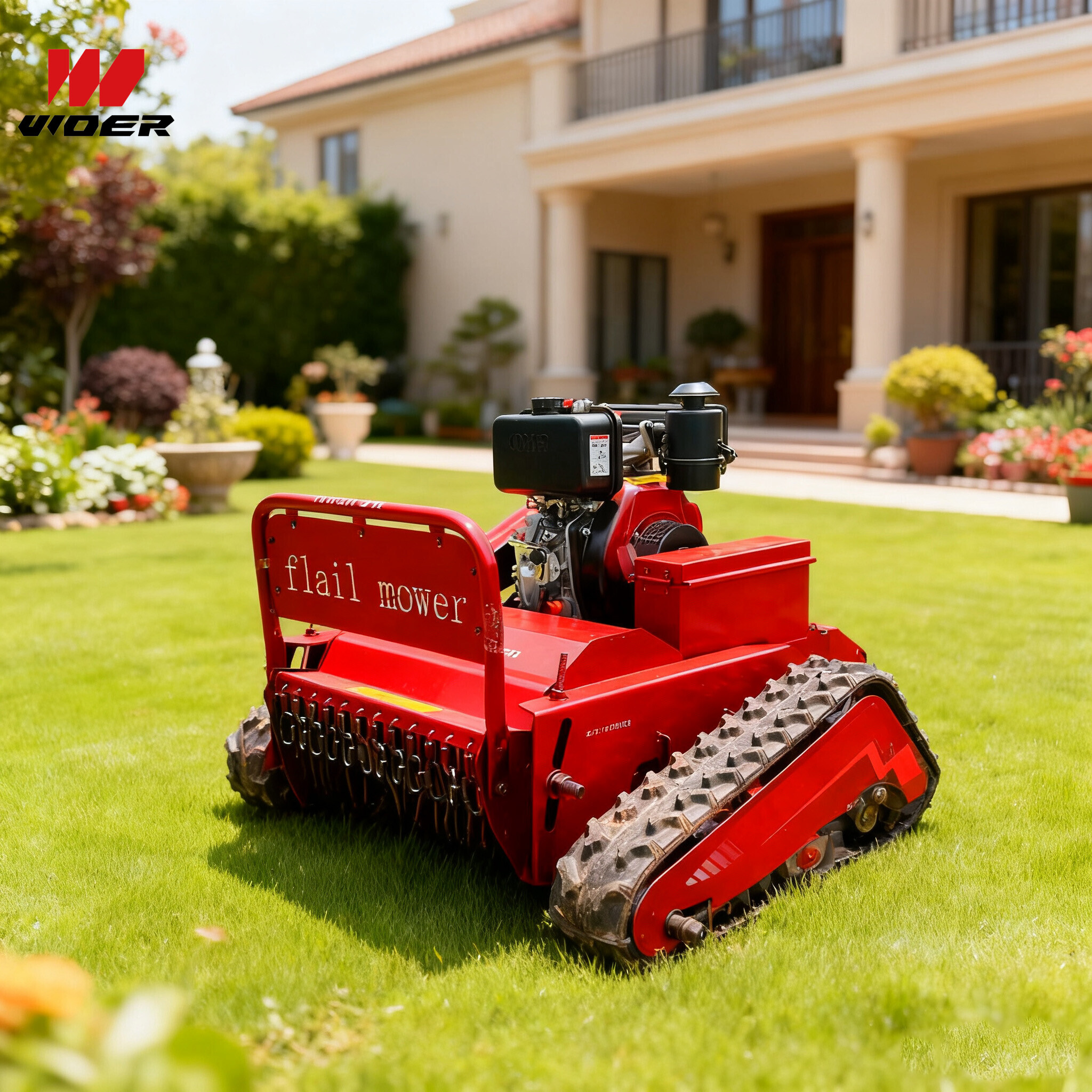 遥控履带式甩刀割草机技术维护指南