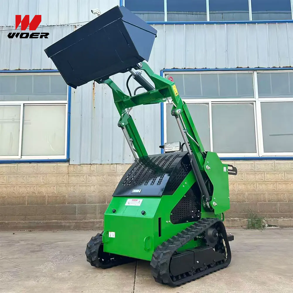 橡胶履带与轮式：哪种更适合您的滑移装载机？