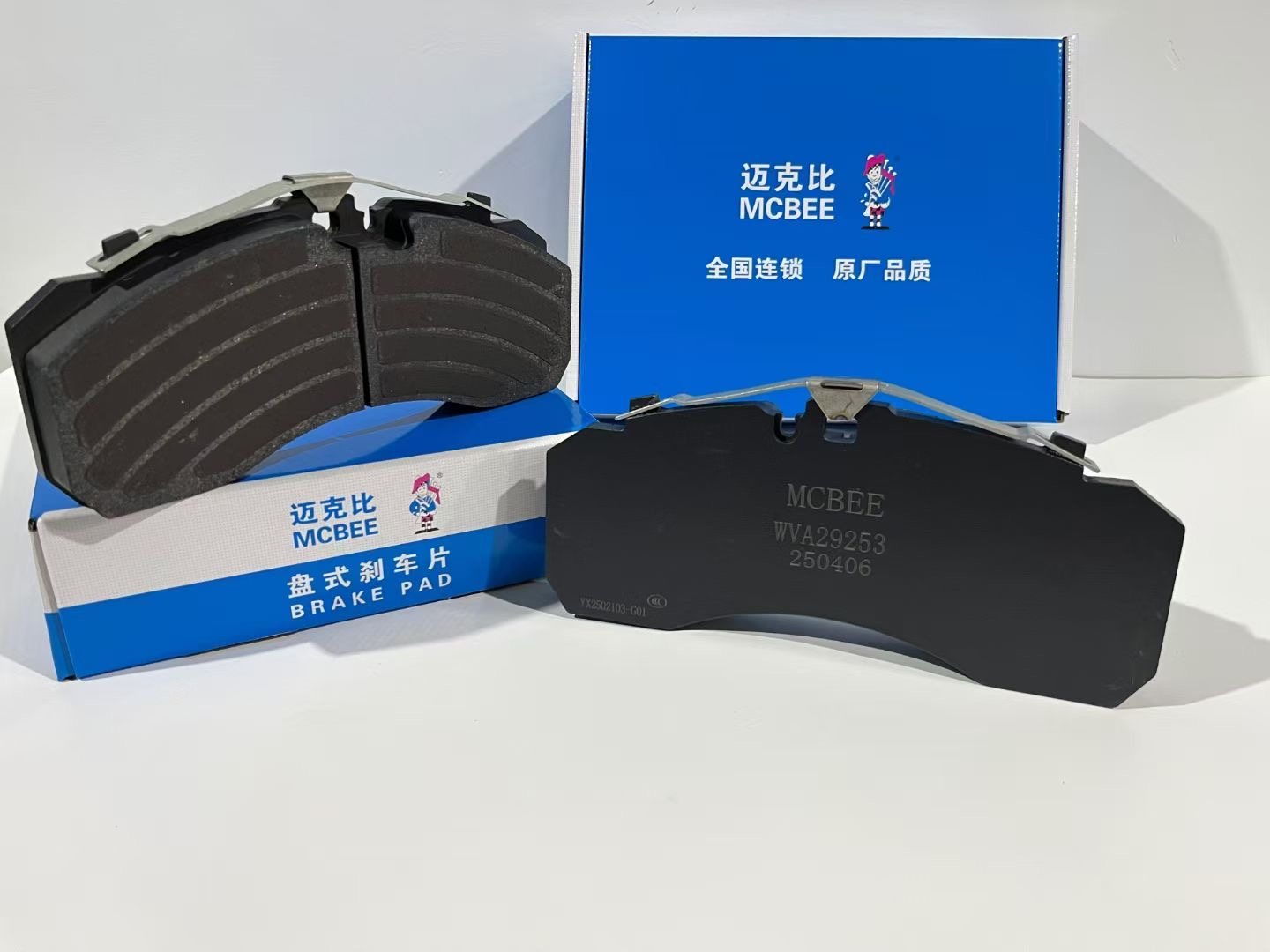 Mcbee High Quality OEM Brake Pad WVA29253 For Mercedes-Benz，Ivecn，MAN