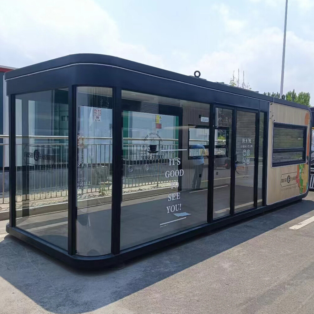 منازل كبسولة تخييم فاخرة بتصميم عصري عصري، منازل كبسولة جاهزة، منزل كبسولة فضاء بنظام ذكي