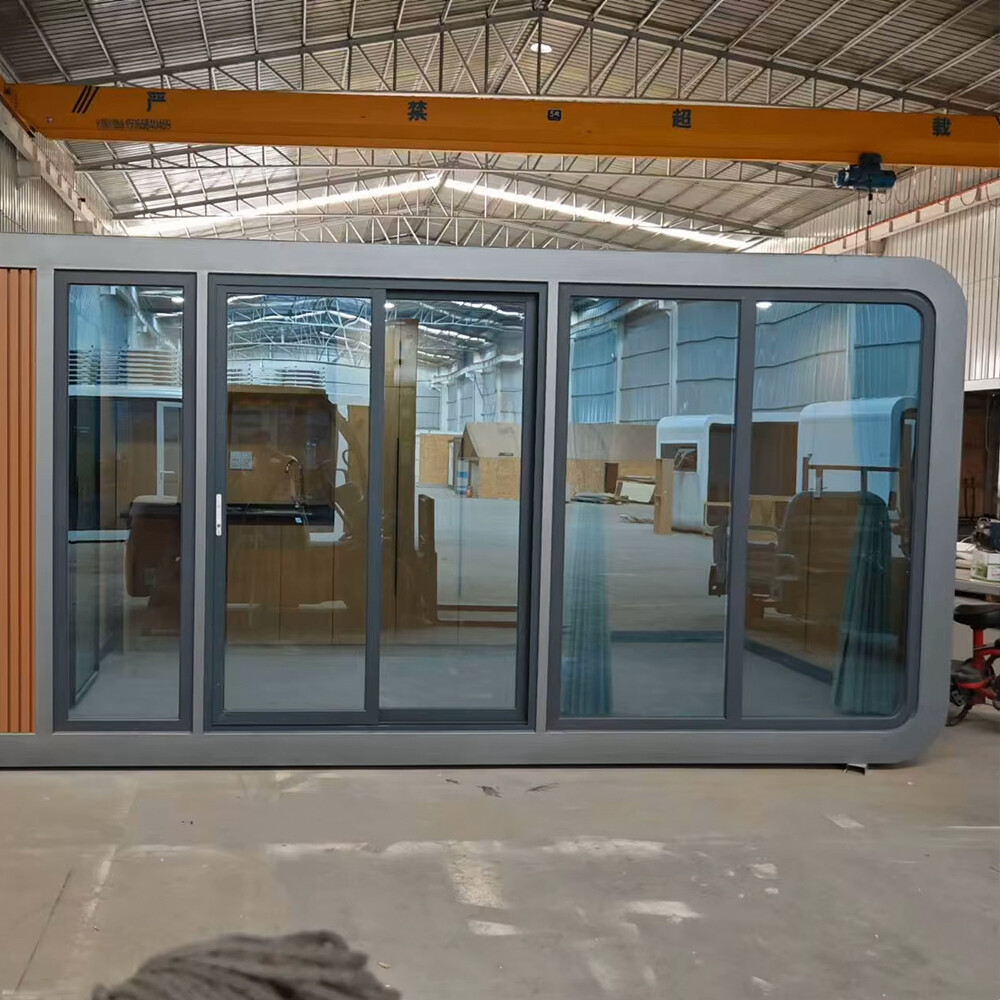 ضمان الرضا، منازل جاهزة سهلة التجميع، سهلة النقل، كابينة Apple أنيقة مع غرفة معيشة