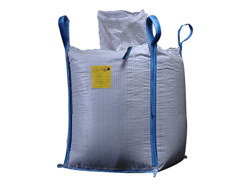 Leitfähiger FIBC-Großbeutel Typ C mit Aluminiumfolien-Innenfutter – ESD-sicherer Big Bag für Batteriematerialien