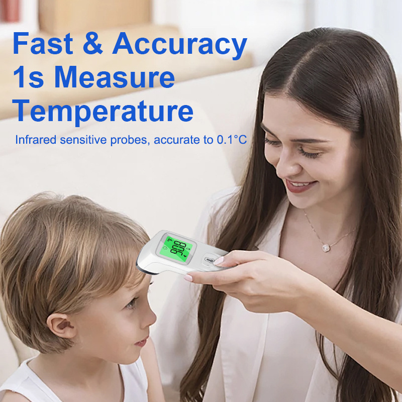 Infrared forehead thermometer | Medical home temperature measurement forehead thermometer | Processing and customization