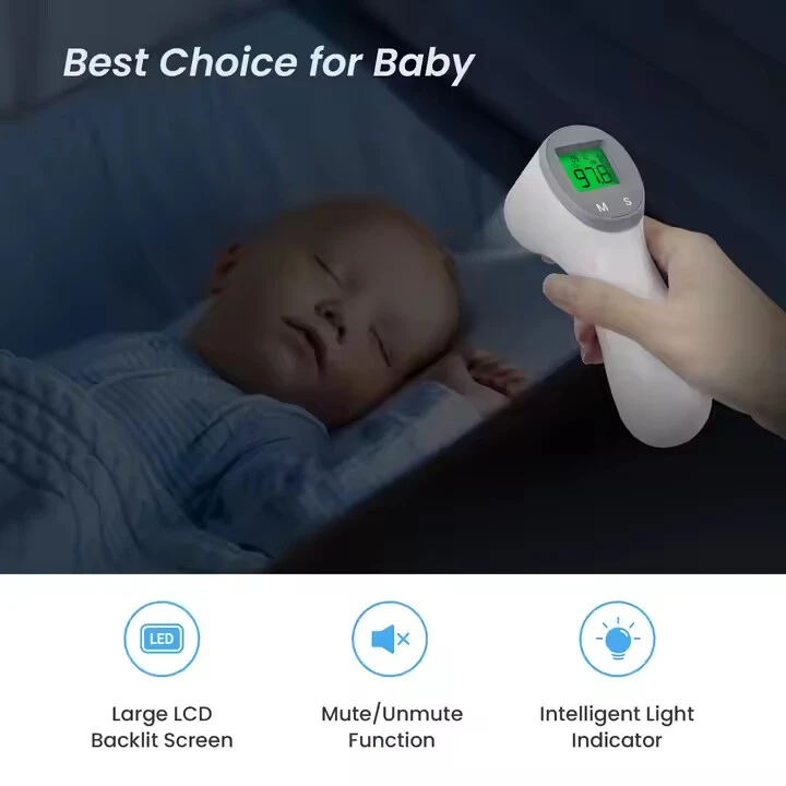 Non Contact MDR Infrared Digital Thermometer |Gun Baby Infrared Forehead Thermometer|Customized OEM/ODM